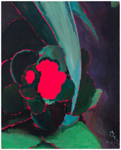 《花》 50×40cm  布面油彩  2016