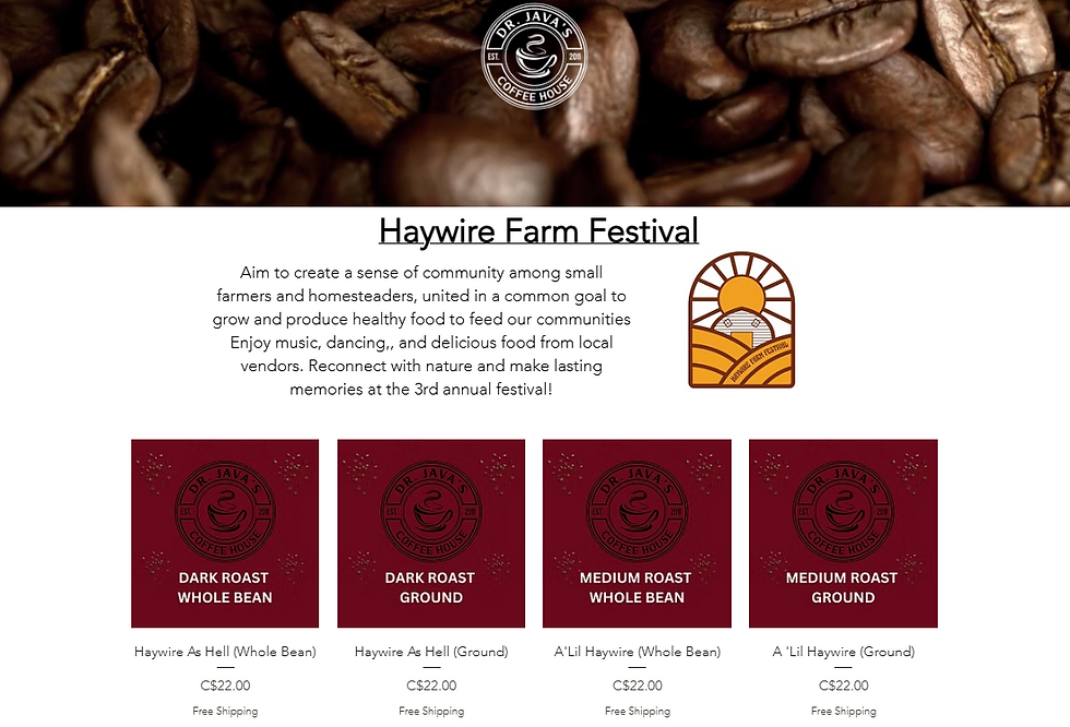 Order your Coffee here!