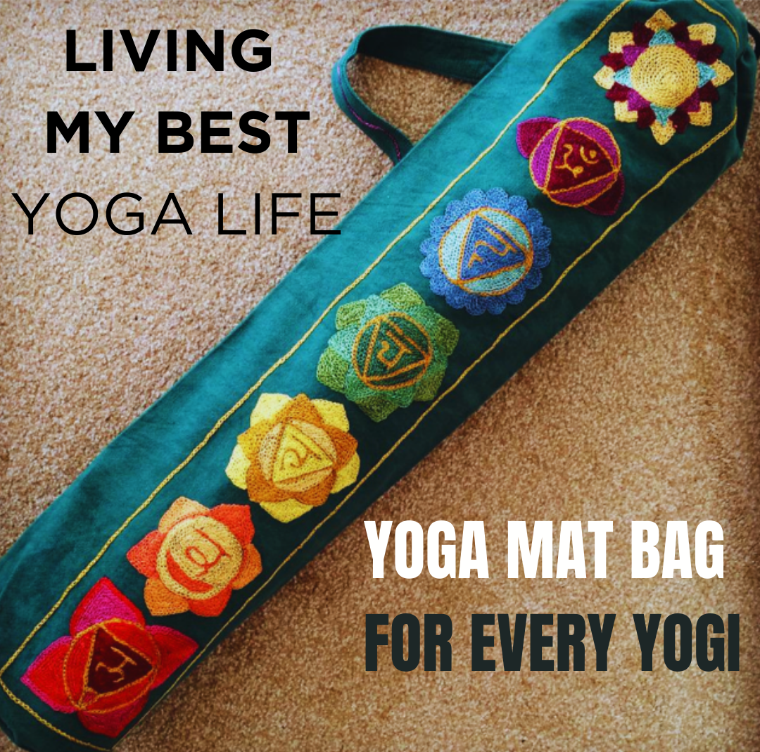 Chakra Power Yoga Mat Bag For Every Yogi" GORGEOUS GREEN
