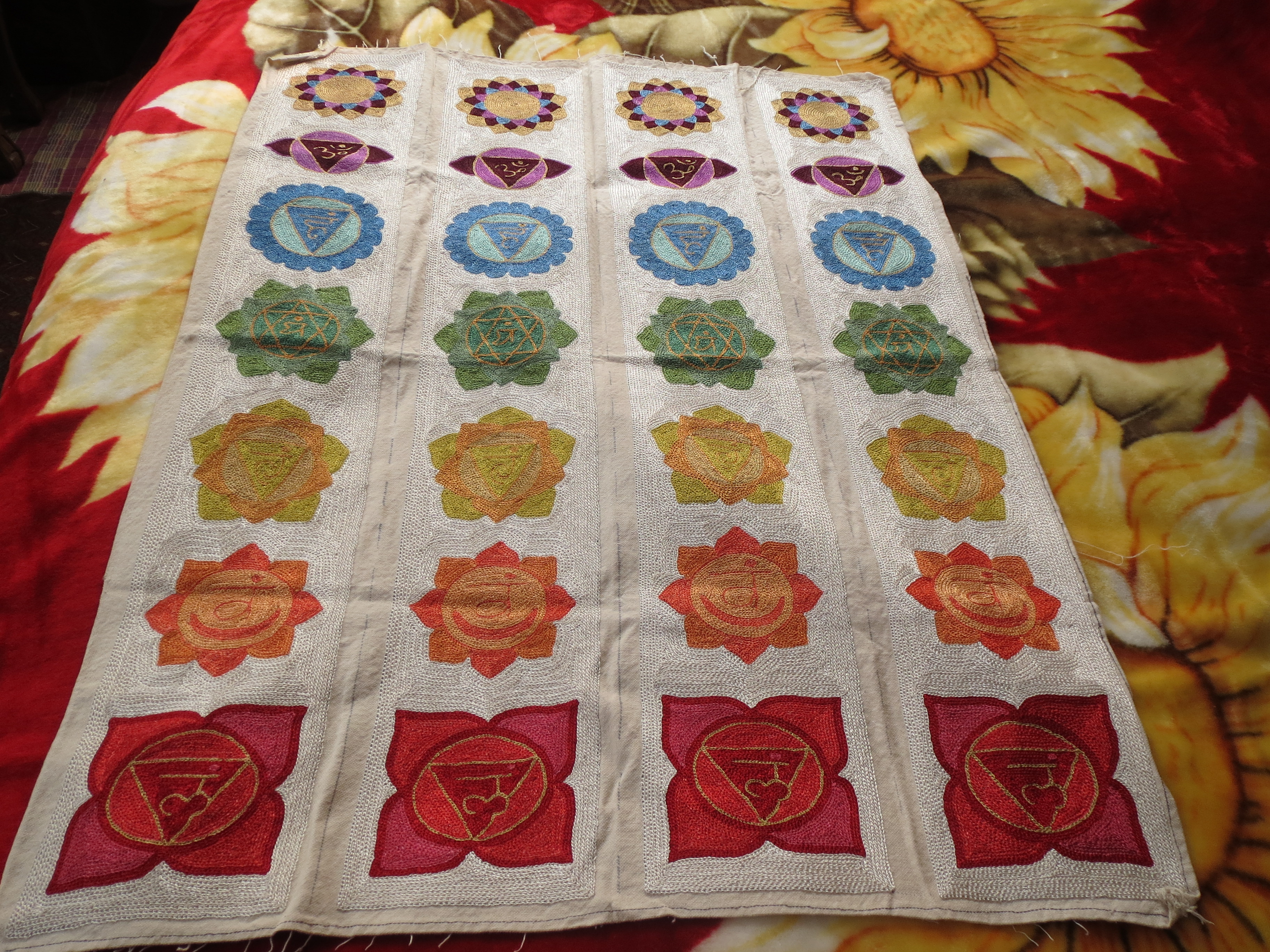 The Seven Chakra Design Wall Hanging