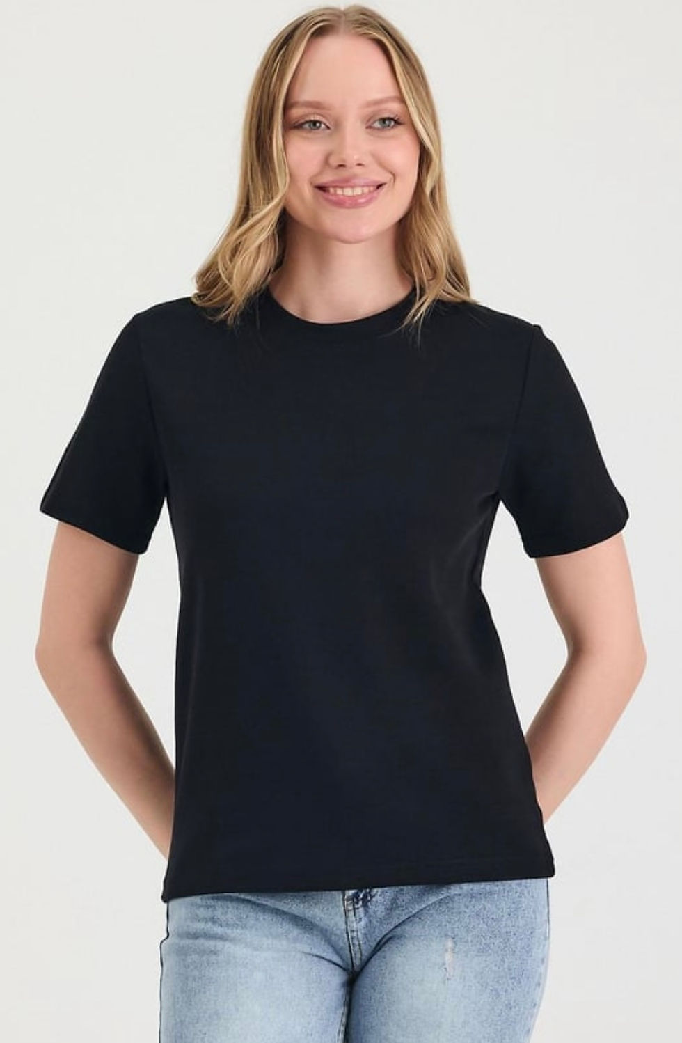 Küçük resim: Bisiklet Yaka Baskısız Pamuklu T-shirt