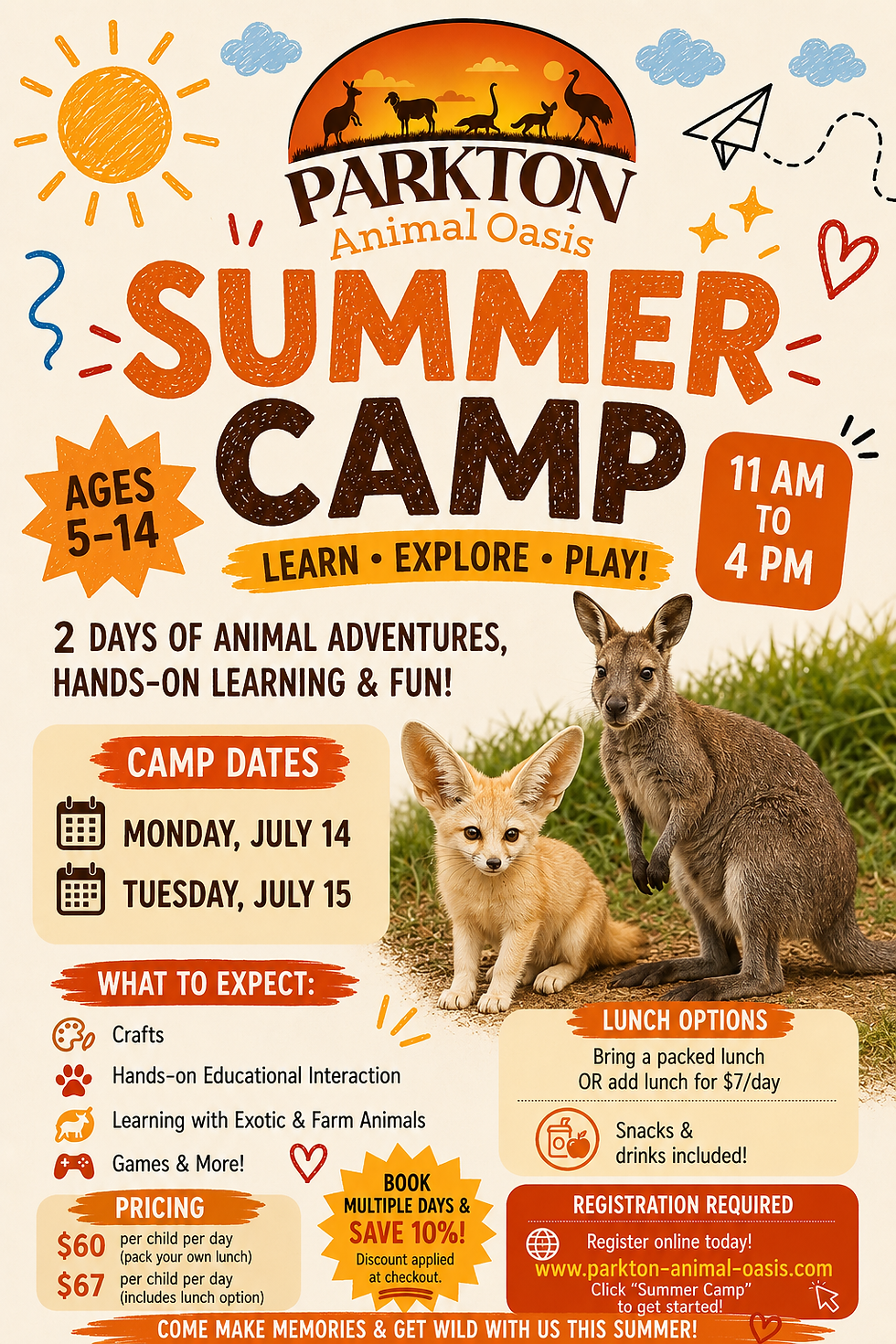 Summer Camp - Tuesday July 14th