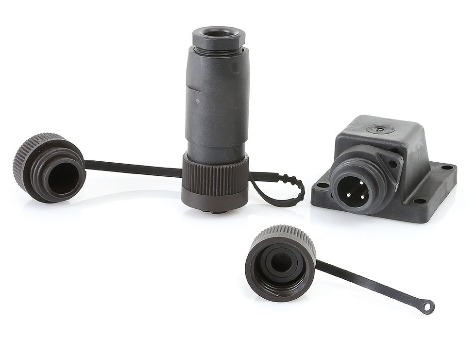 Thumbnail: OUTLET Surface Mounted 240V Electric Hookup IP67 Shore Power Connector NT
