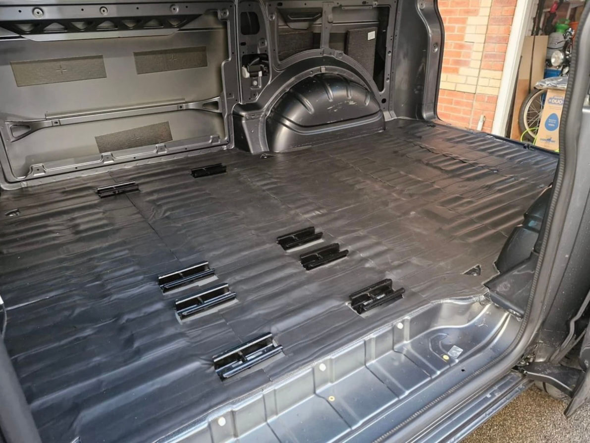 SWB VW Transporter Floor Insulation and Acoustic Package