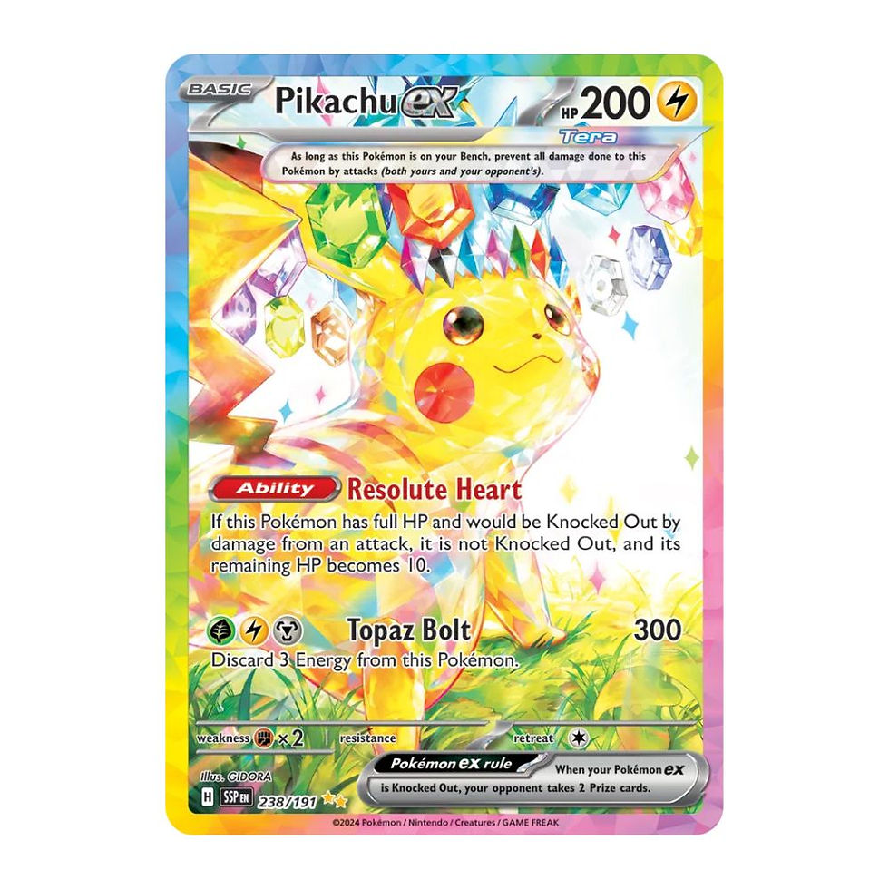 Miniatura: Pokémon TCG Surging Sparks Pikachu 238/191