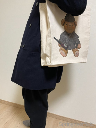 シャーロックホームズ美術館限定 テディベアトートバッグ