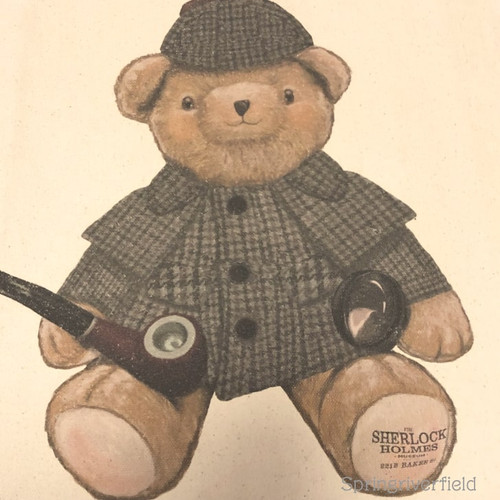 シャーロックホームズ美術館限定 テディベアトートバッグ