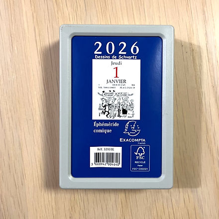 フランス日めくりカレンダー 2025 EXACOMPTA エグザコンタ