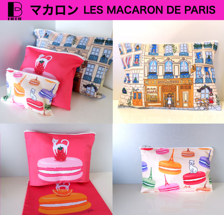 BIRDIE スリーライトポーチ マカロン