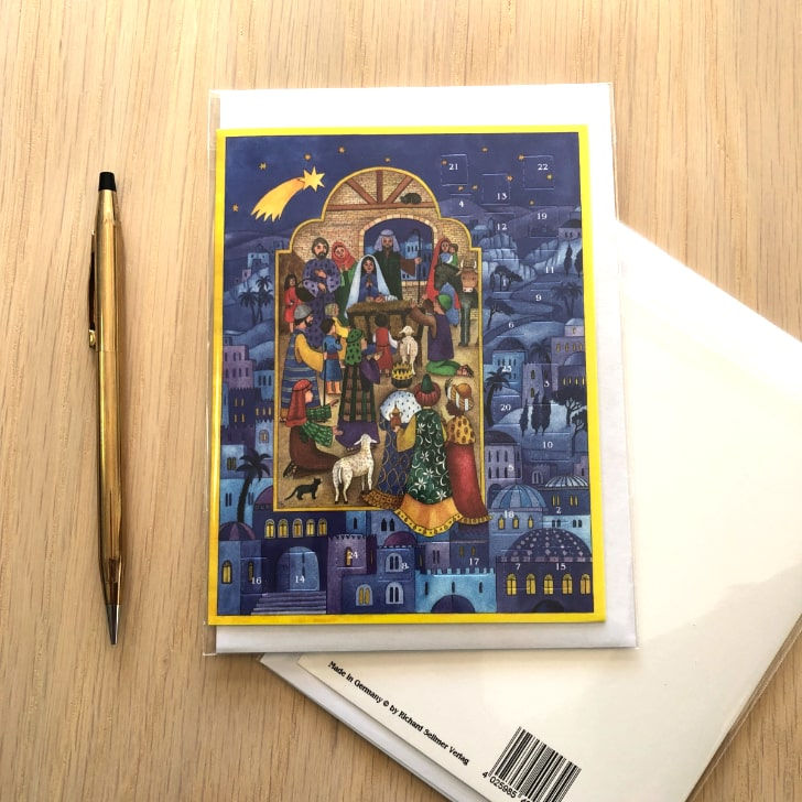アドベントカレンダー ベツレヘムのクリスマス Richard Sellmer Verlag社 ドイツ製