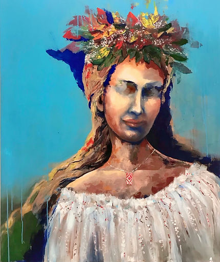 Doina, oil on canvas, 120x140cm
