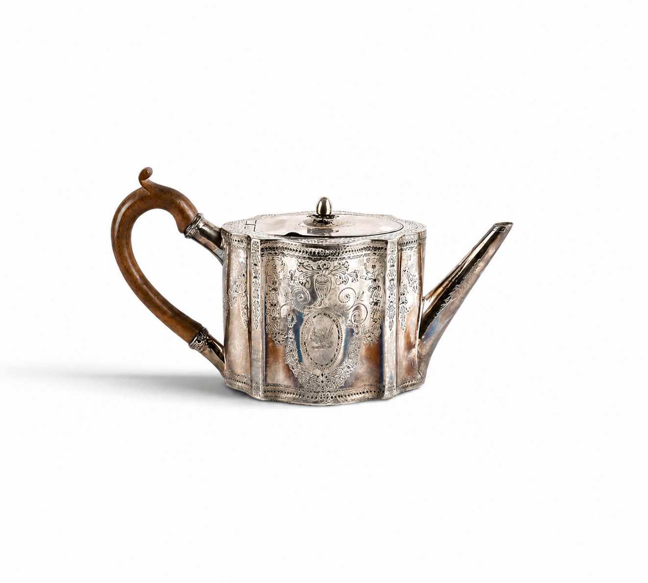 Agatha Christie’s George III sterling silver teapot
