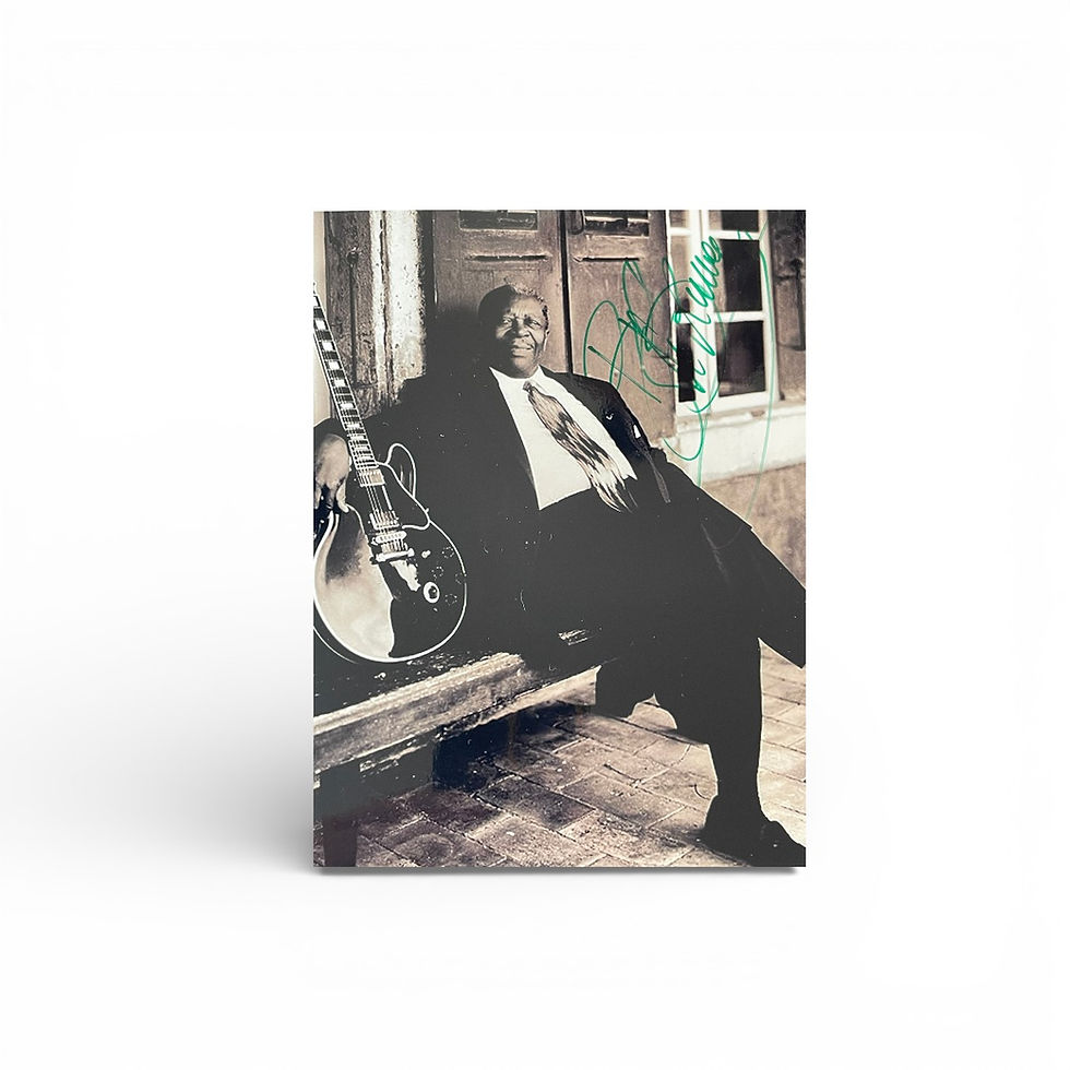 Thumbnail: B.B. King. Signed Photograph