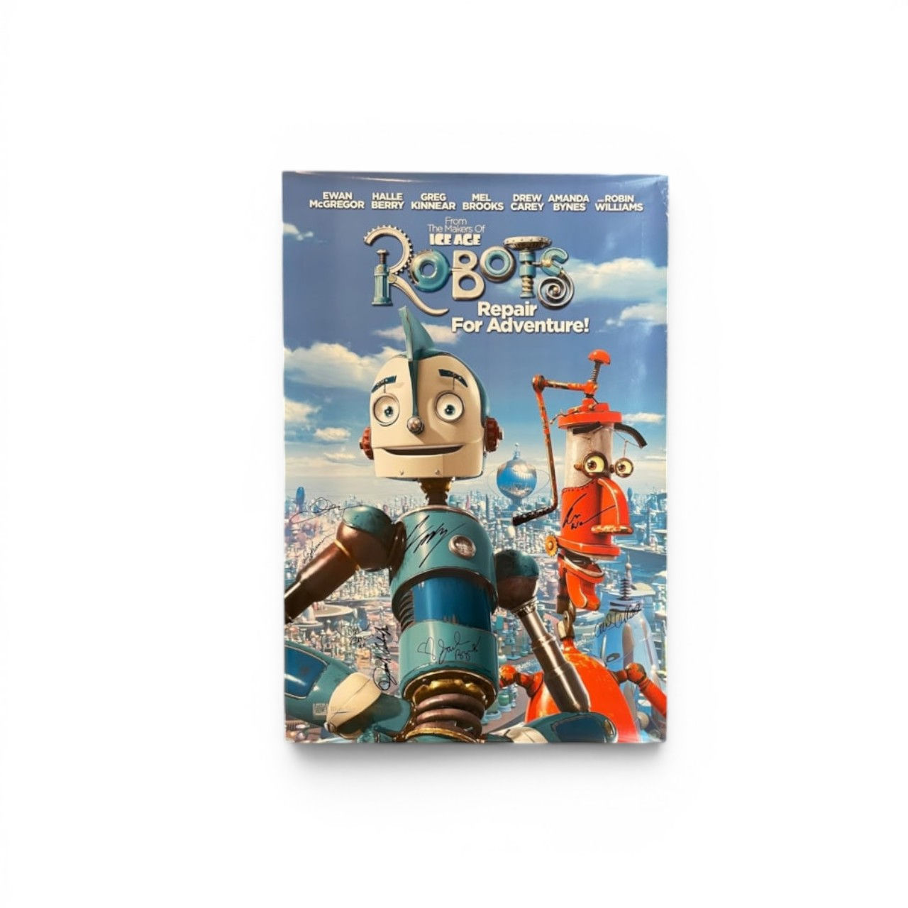 Robin Williams, Halle Berry et al - Robots - Multi SIGNED Movie Poster