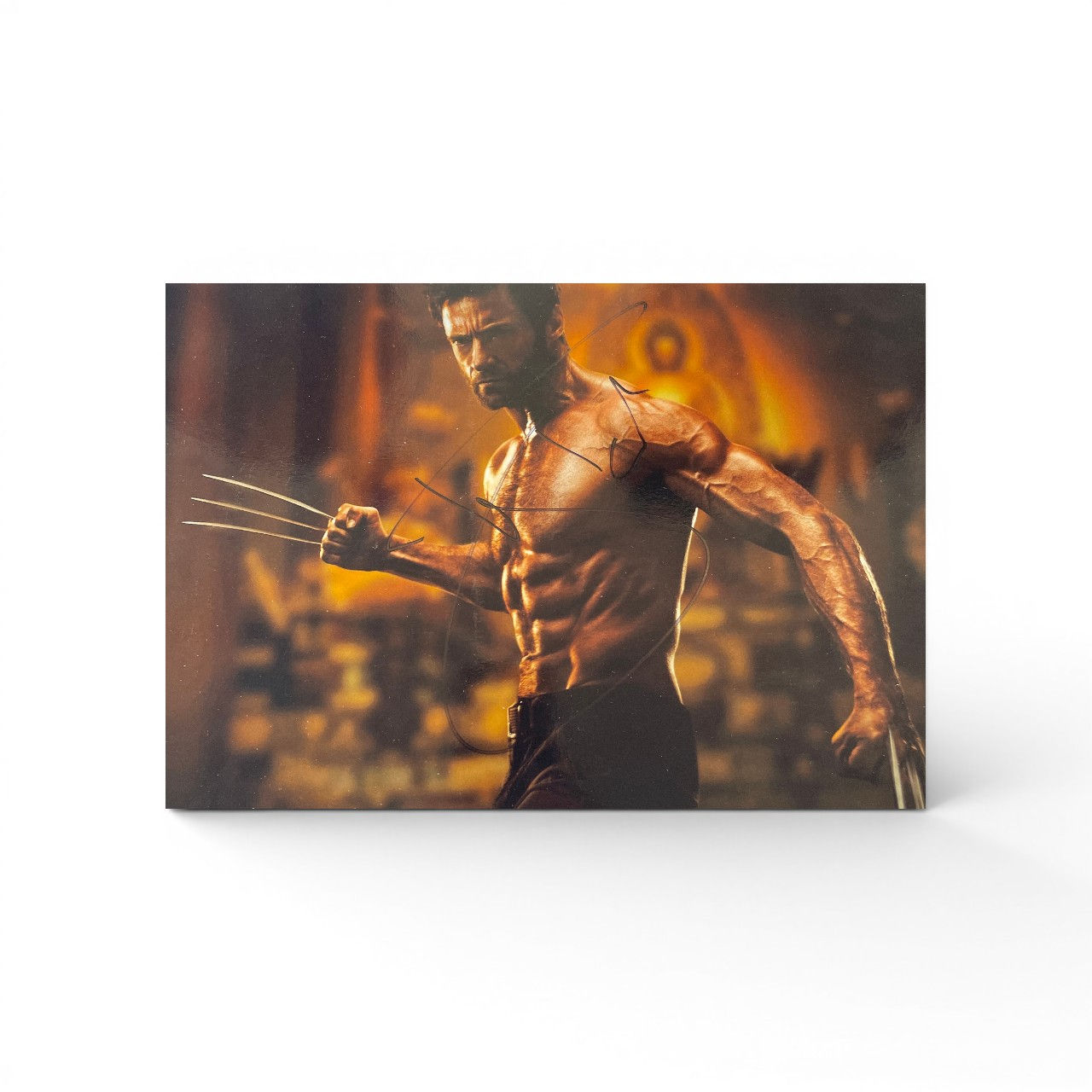 Hugh Jackman. Signed Wolverine Photograph