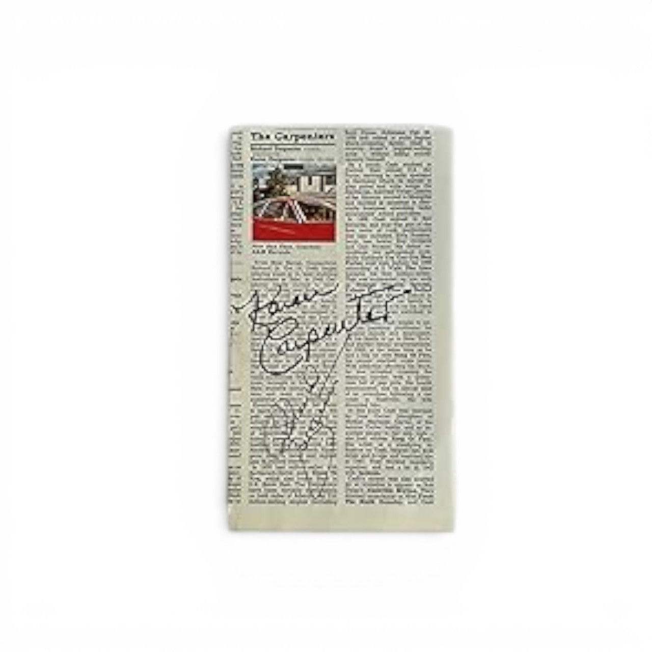 Karen and Richard Carpenter - Magazine Clipping - SIGNED by Both