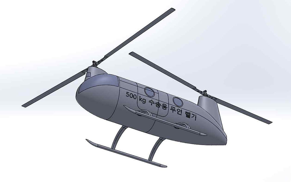 '21-'26 다목적 탠덤형(Tandem) 중형급(탑재중량 100kg급) 무인 회전익기 플랫폼 기술개발 과제 참여