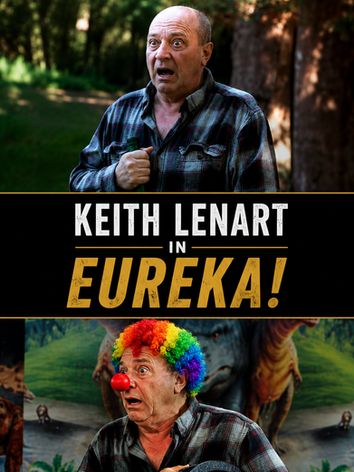 Comedian and actor Keith Lenart in scenes from the film Eureka!