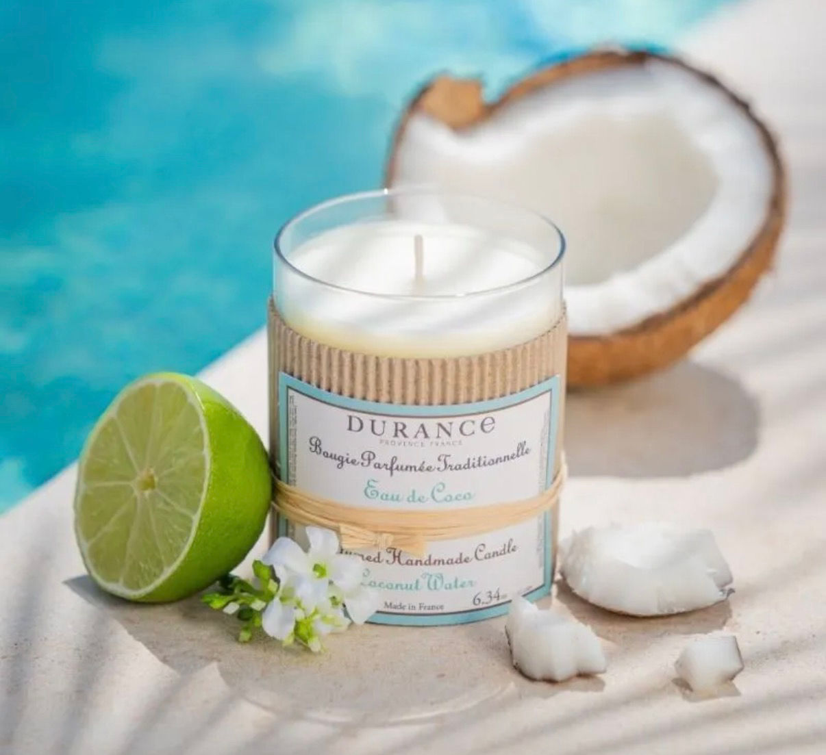 Bougie parfumée EAU DE COCO 180gr