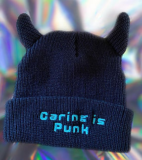 Caring Is PUNK hat.jpeg