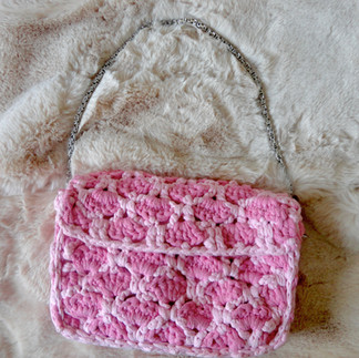 Cute Pink Flower Bag