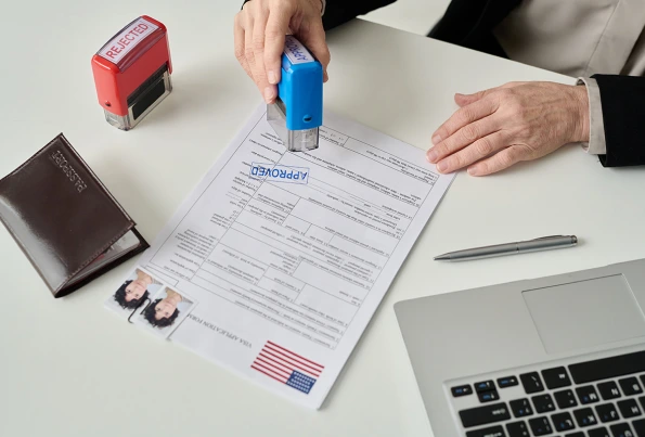 stamping legal document