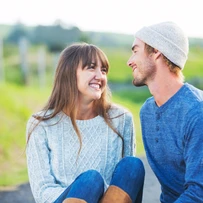 Man & Woman in Feild