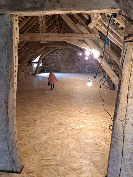 photographie d'un grenier à aménager.