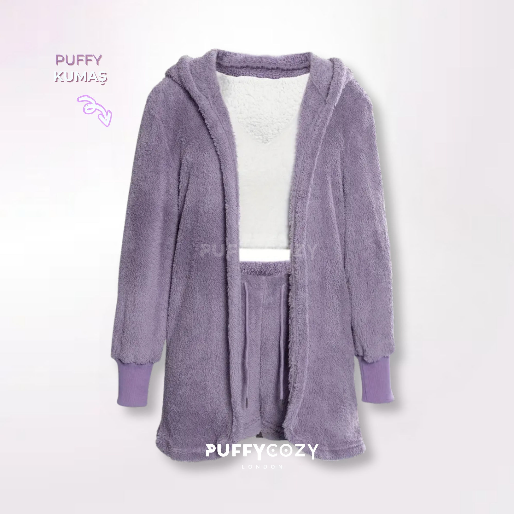 Cozy Loungewear Set | Puffy Cozy ™️ Comfortable Homewear Trio