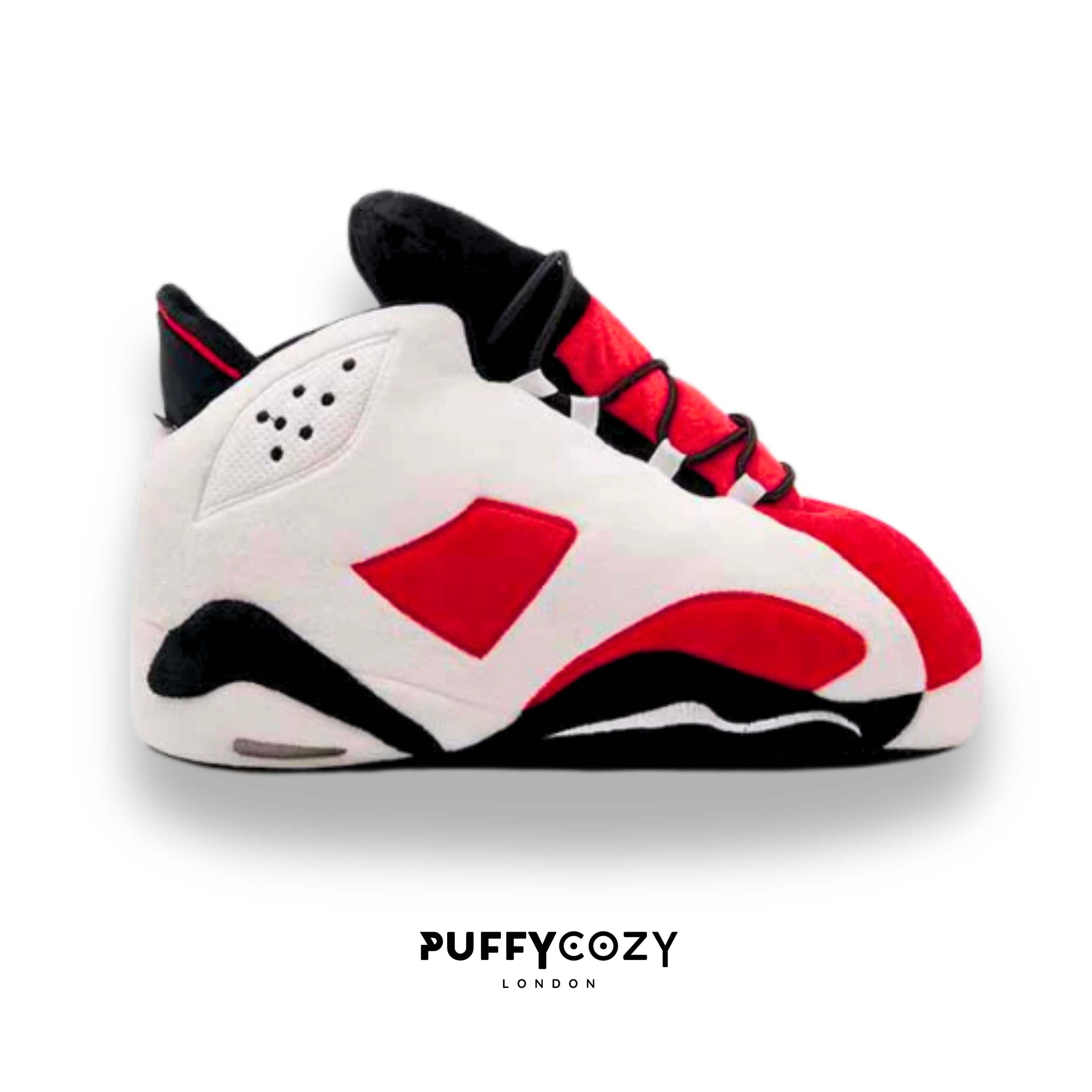 JORDAN 6- RED CACTUS PUFFY™️ SNEAKERS PANDUF SLIPPERS