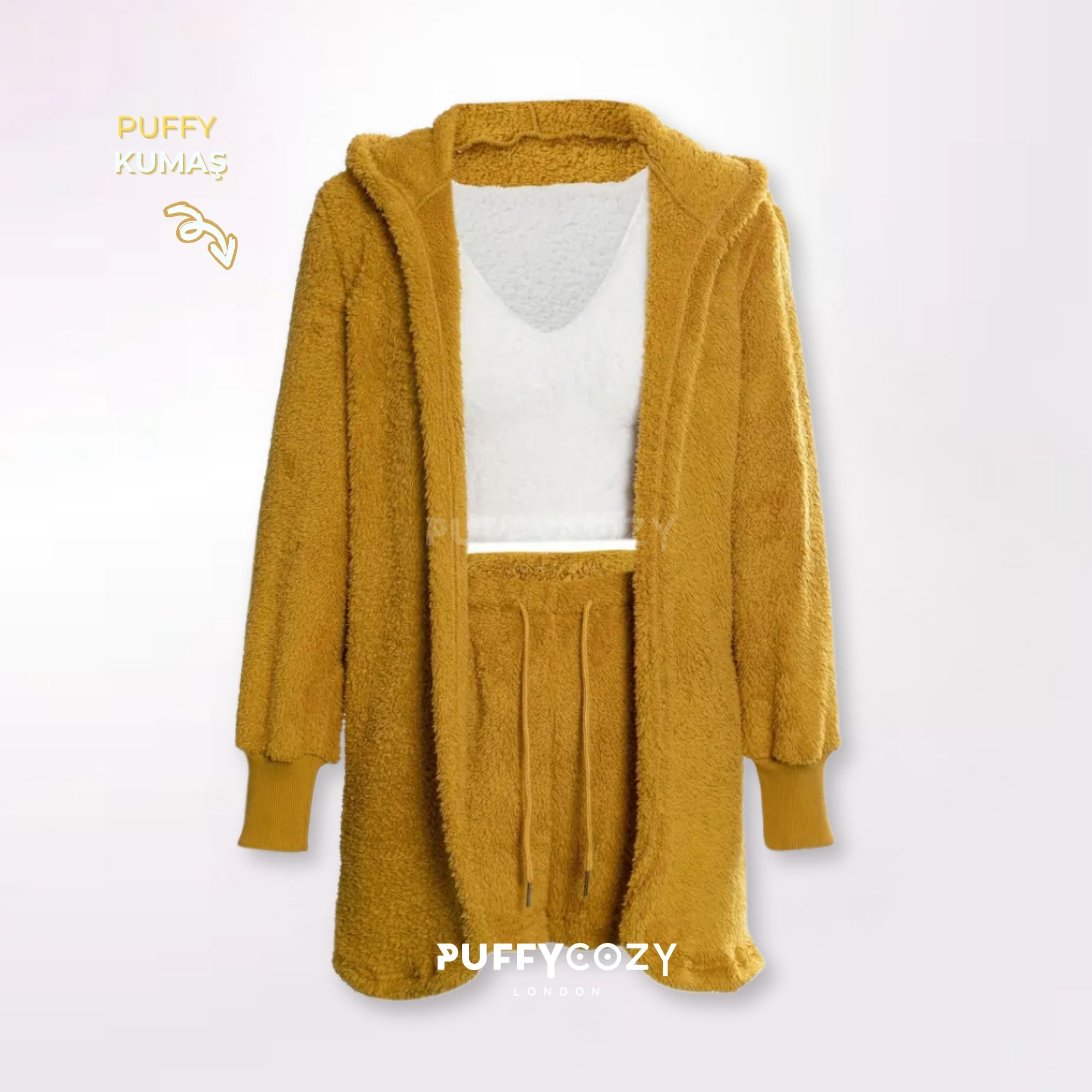 Cozy Loungewear Set | Puffy Cozy ™️ Comfortable Homewear Trio