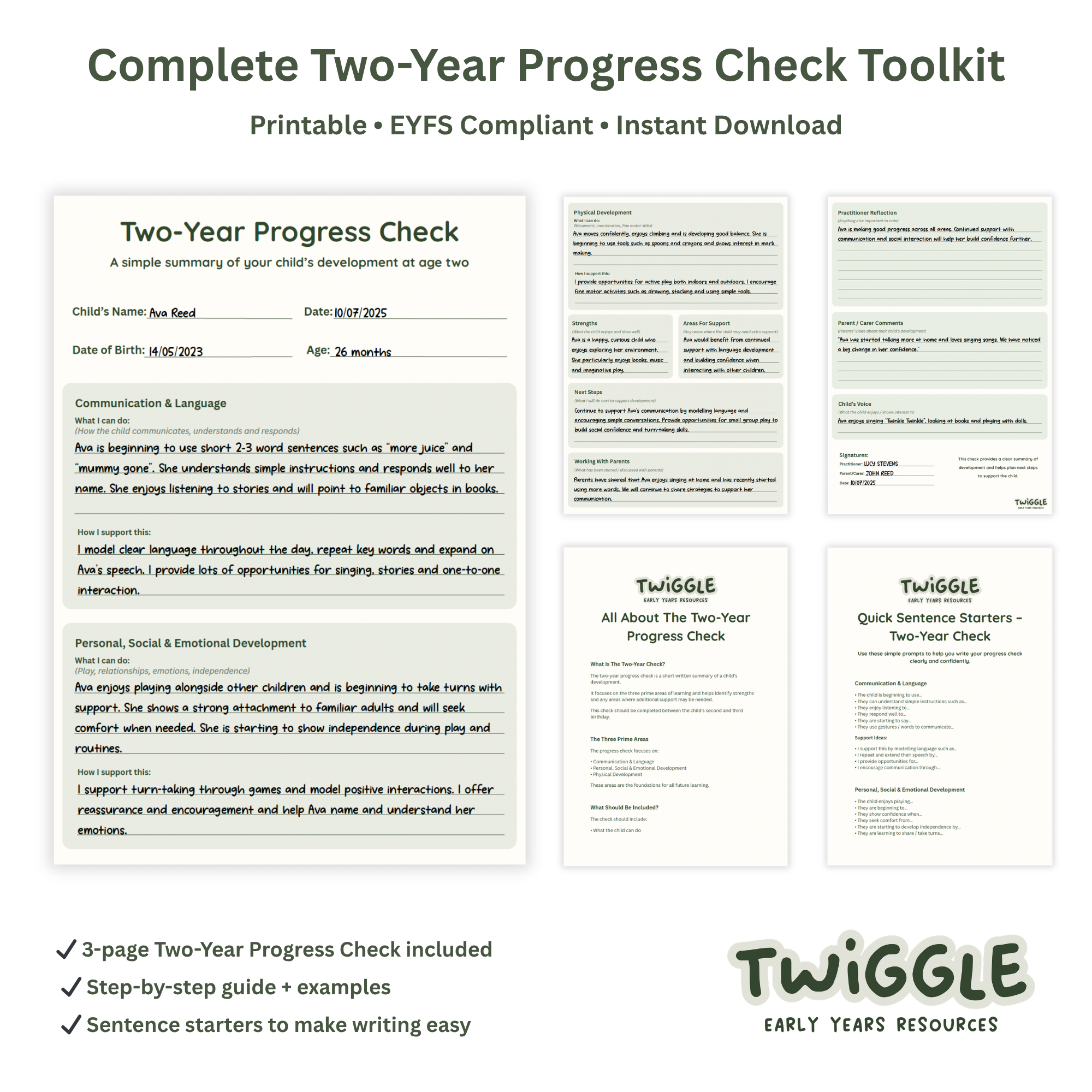 Two-Year Progress Check Toolkit for Childminders