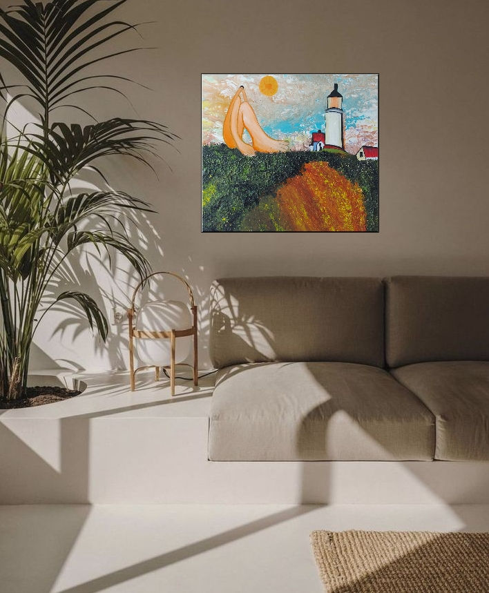 Miniatura: Visita de Abapuru ao Farol de Monhegan 