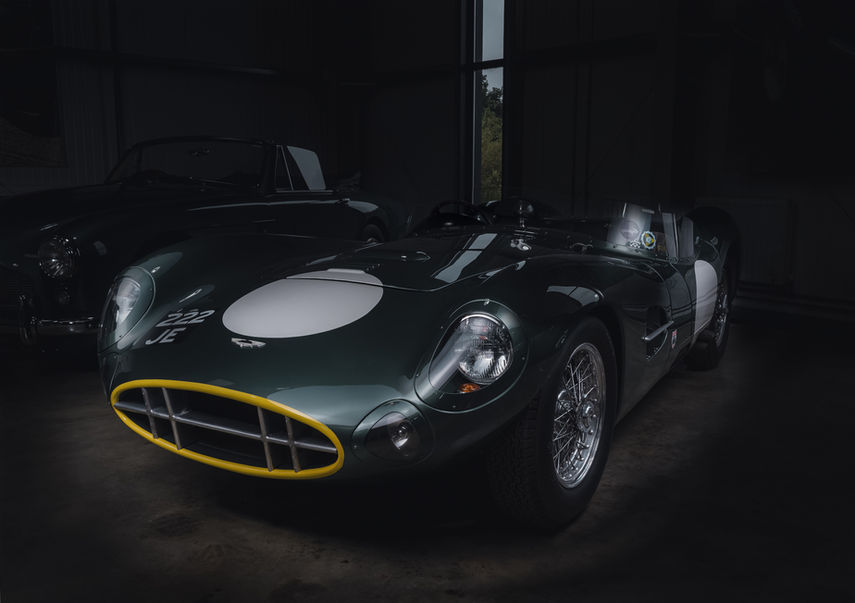 Perfectly restored Aston Martin DB2R at Nicholas Mee captured by Aemilia Cumberland