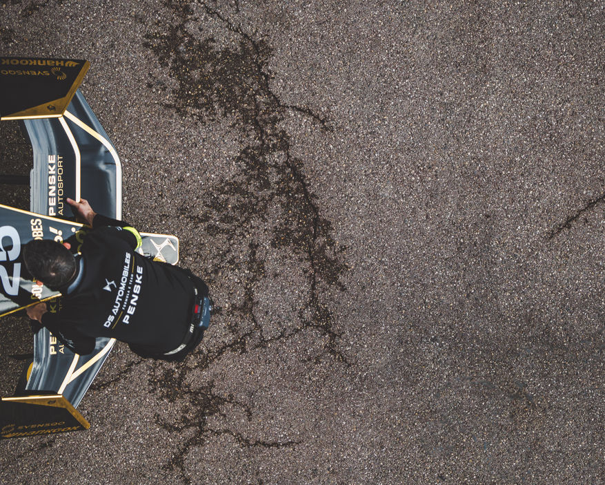 DS Penske Formula E Pits Monaco captured by Aemilia Cumberland