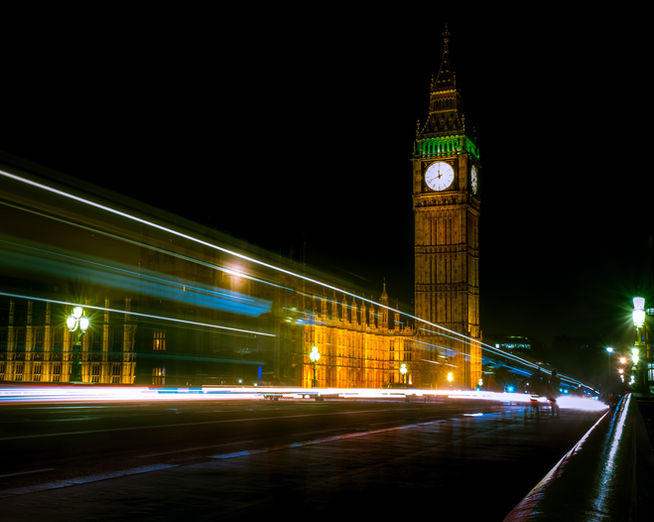 A long exposure of the Big Ben taken by Aemilia Cumberland