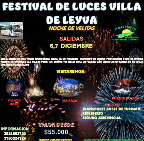 FESTIVAL DE LUCES villa de leyva 2025