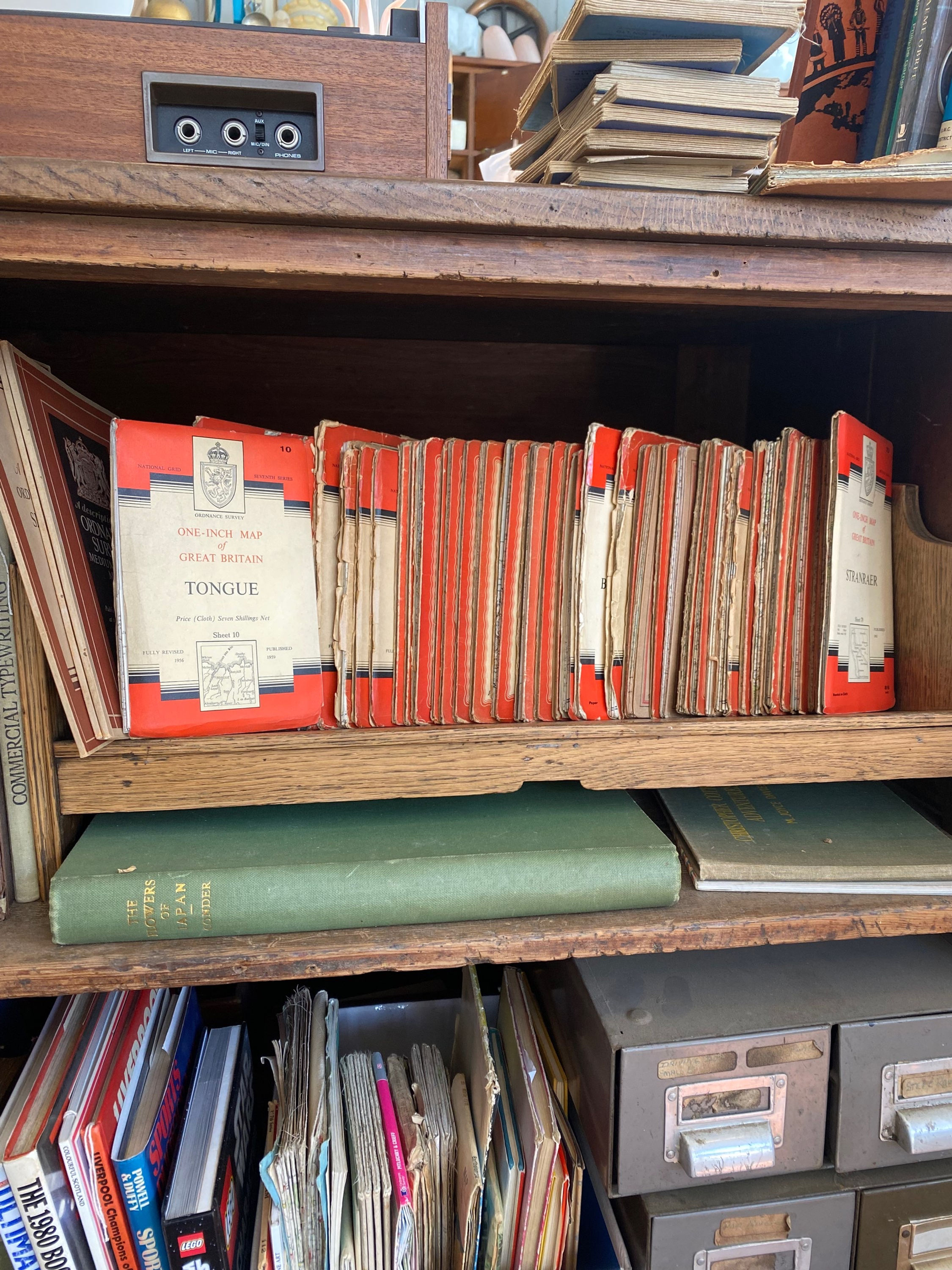 Selection of Scottish Ordance survey maps and Bartholomews maps