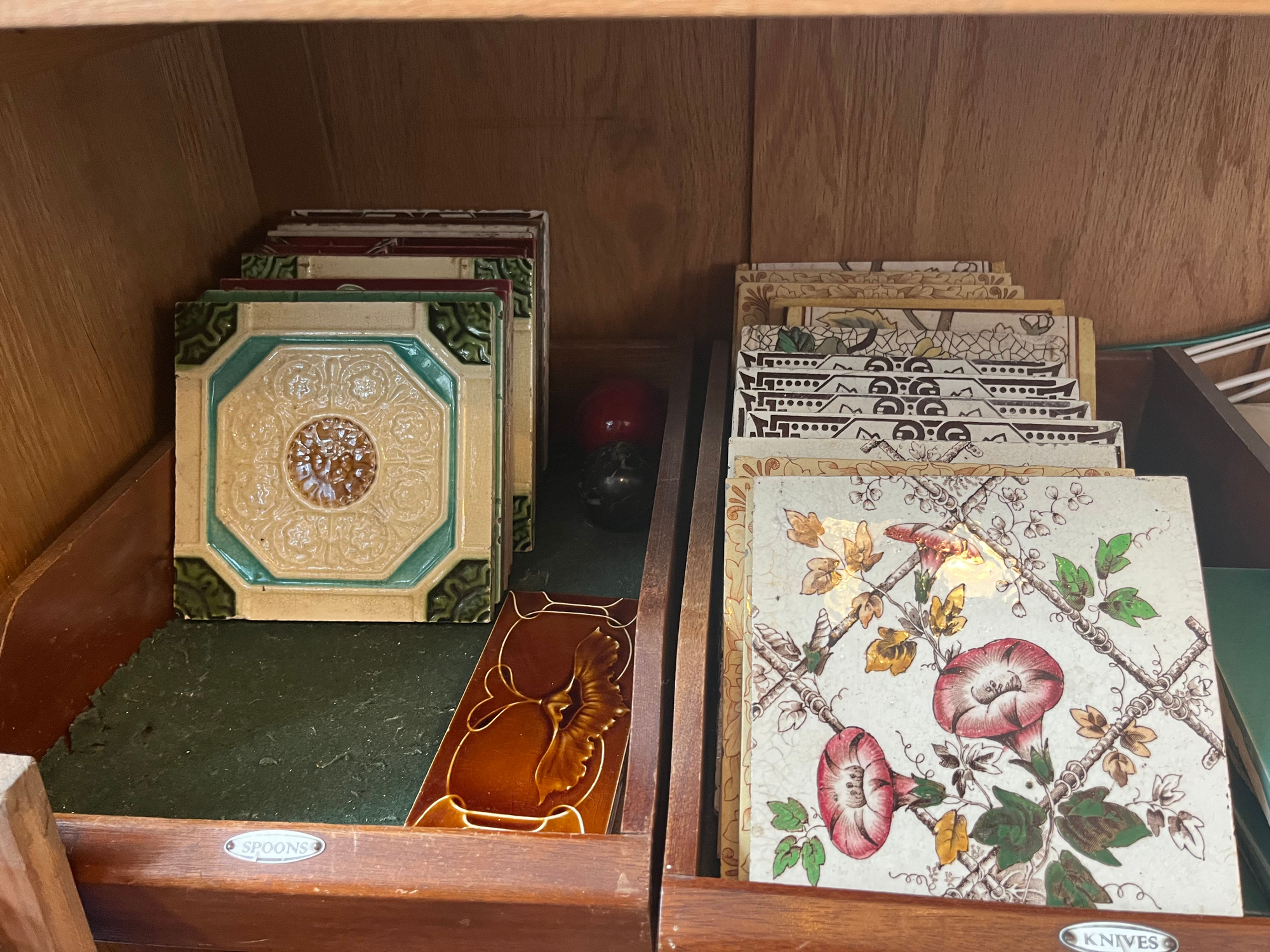 Selection of tiles