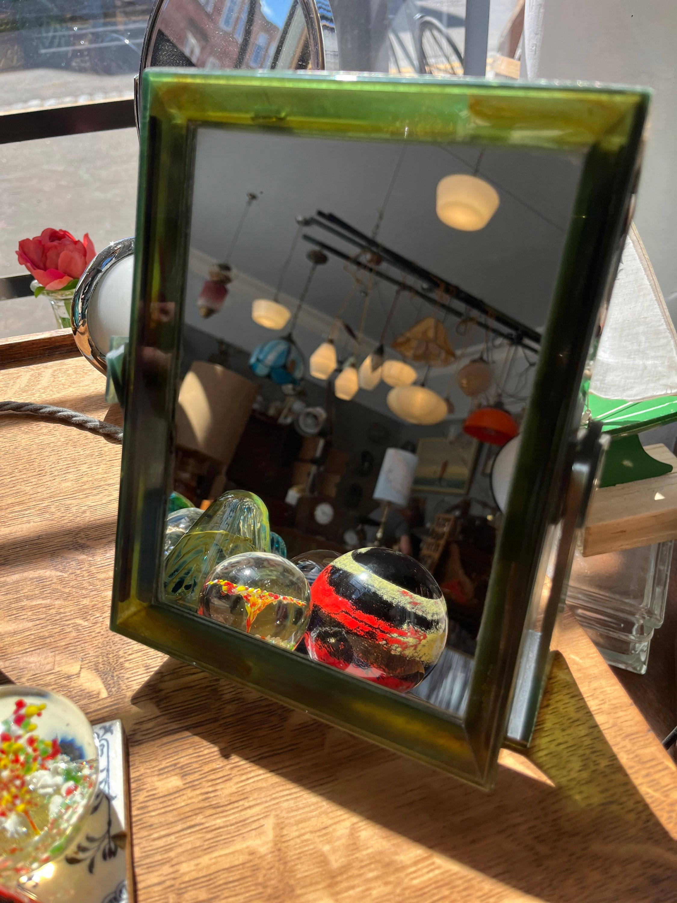 Murano mirror details