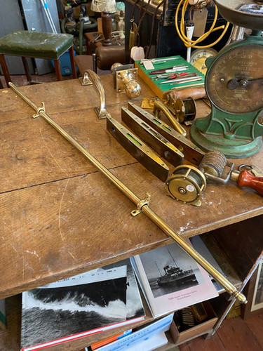 Old Sliding Rods Antique brass stair rod | Battlefield Restoration
