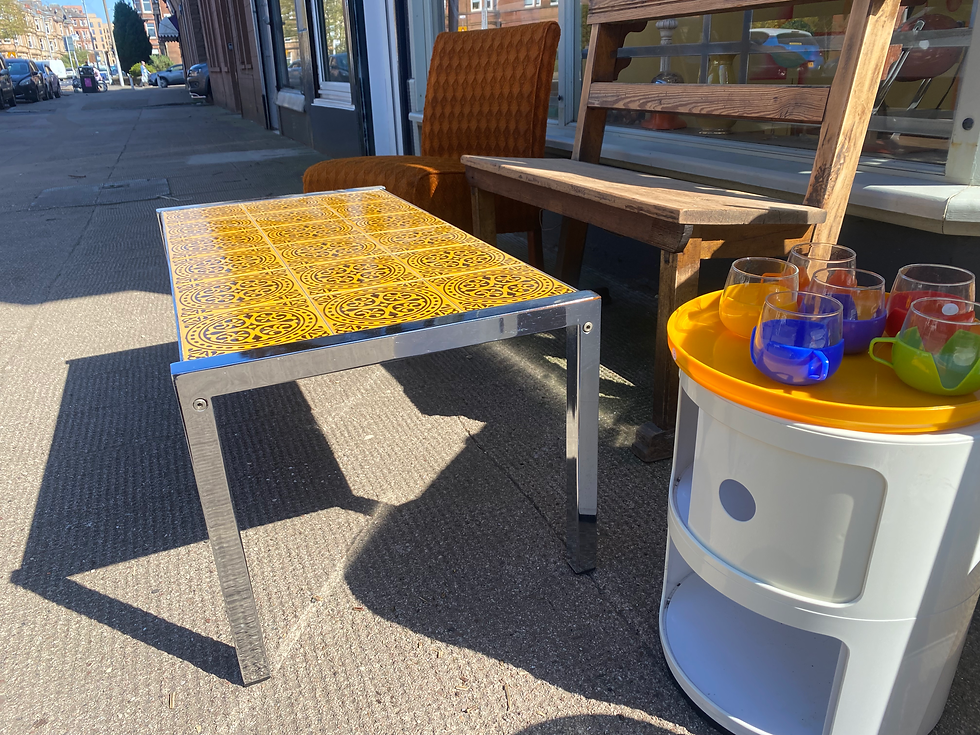 Yellow Arnex coffee table