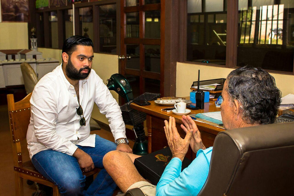 Rolando Soto y Don Julio Eiroa