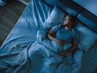 Patient getting sleep after acupuncture at Sarah Johnson Acupuncture in White Bear Lake