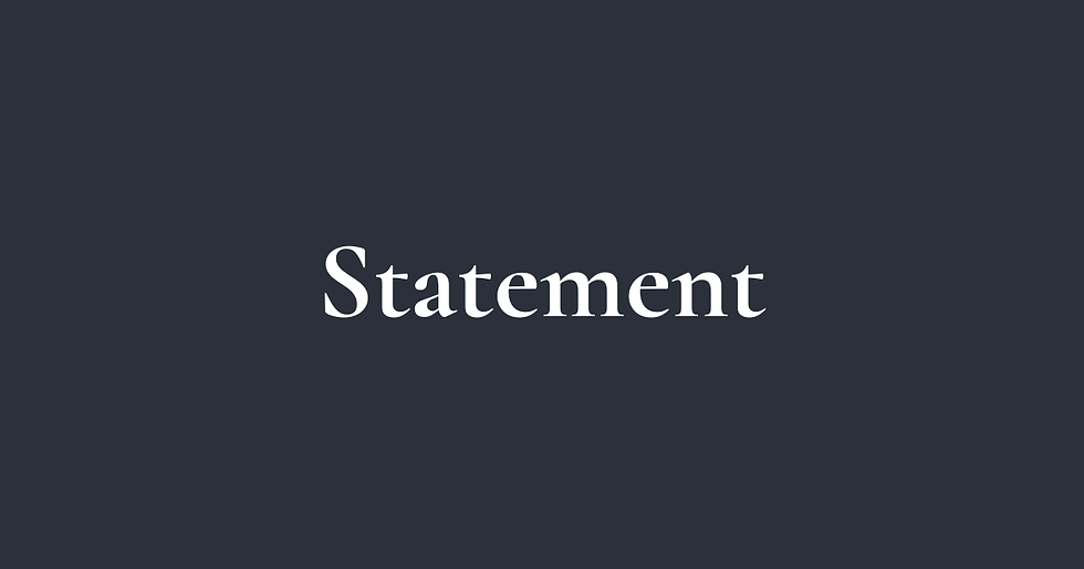 Statement