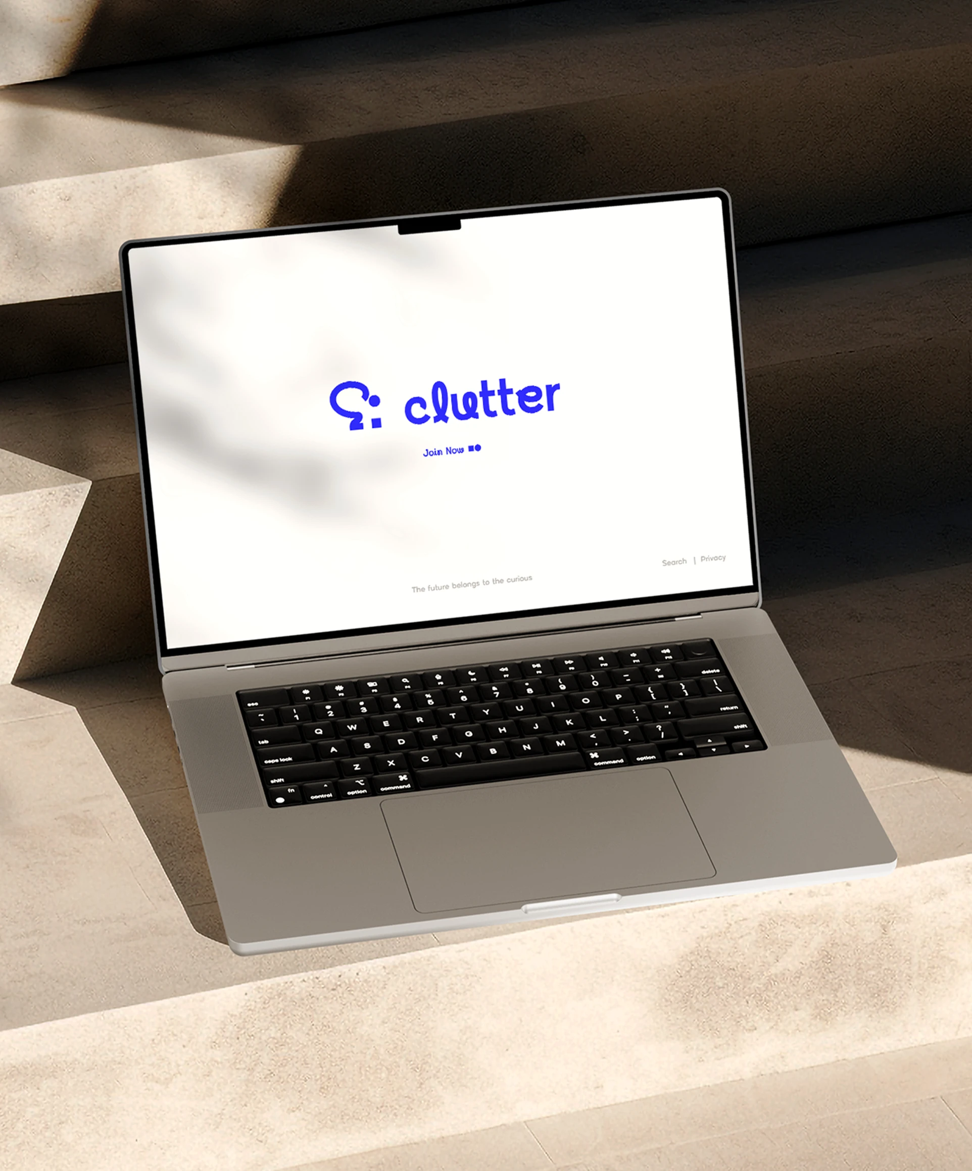 Clutter Brand identity mockup design