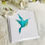 Thumbnail: Original Art Greeting Card -  HUMMING BIRD 4 x 4 Inch With Enveleope