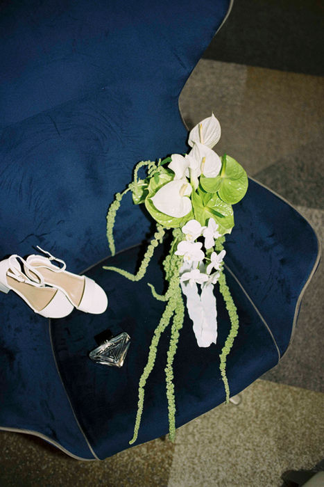 Bridal accessories shoes perfumes flowers 
