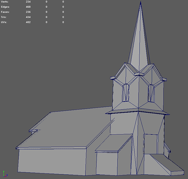 Church (wireframe)