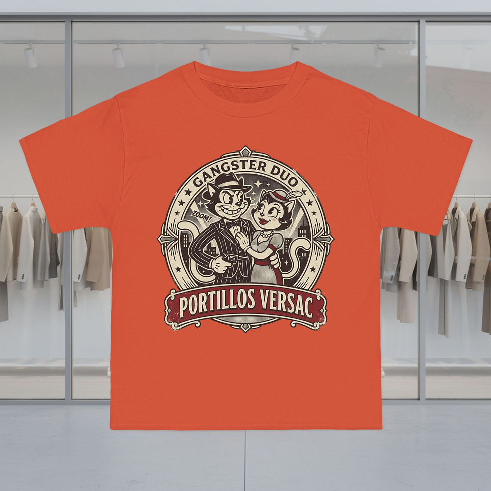 Thumbnail: Gangster Duo 'Portillos Versace' Vintage Graphic T-Shirt